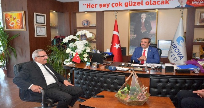 Osmaniye heyeti Başkan Çetin’i kutladı