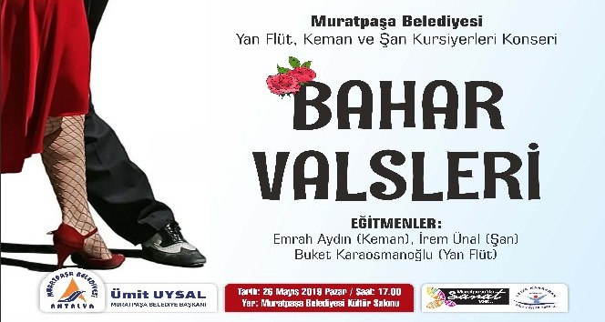 Muratpaşa Belediyesi’nin kursiyeleri haftaya sahneye çıkıyor