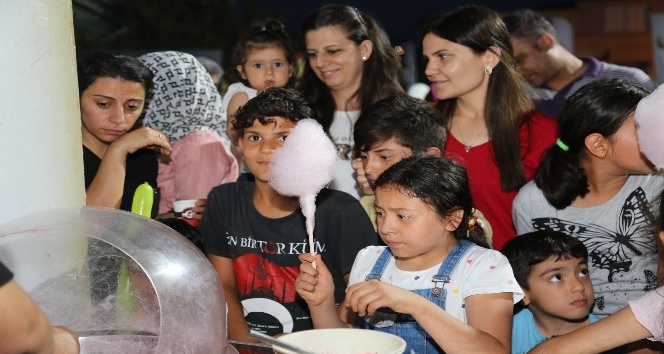 Toroslar’daki Ramazan eğlenceleri çocukları sevindiriyor