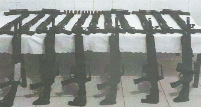 Kargo aracında 17 adet ruhsatsız av tüfeği ele geçirildi