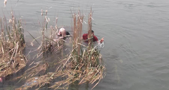 Fırat Nehri&#039;ne atlayan kızı vatandaşlar kurtardı