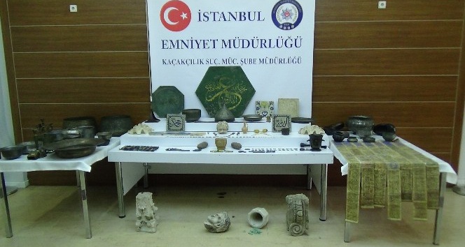 İstanbul’da tarihi eser kaçakçılığı operasyonları: 7 gözaltı