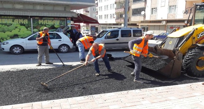 Bafra’da asfalt çalışmaları