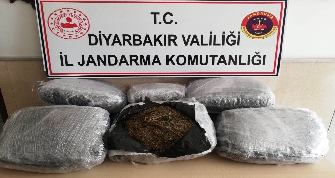 Diyarbakır’da 47 kilo 100 gram esrar ele geçirildi