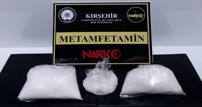 Polis 41.28 gram metamfetamin ele geçirdi