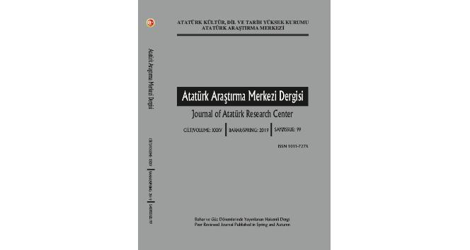 “Atatürk Araştırma Merkezi Dergisi”nin 99. sayısı yayımlandı