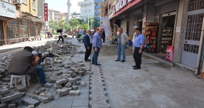 Belediyeden yol ve çevre düzenleme çalışmaları