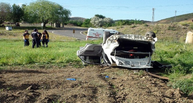 Yozgat’ta trafik kazası: 1 ölü, 2 yaralı