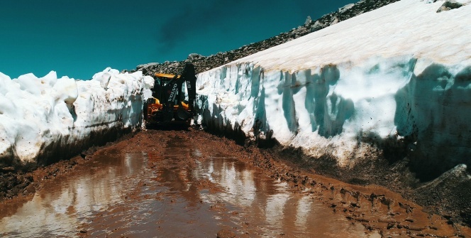 Muğla'da Mayıs ayında karla mücadele