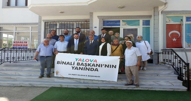Binali Yıldırım’a Yalova’dan destek