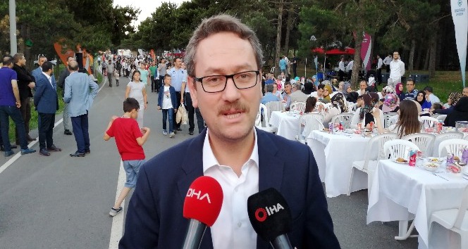 Şamlar Tabiat Parkı’nda 3 bin kişi iftarda buluştu
