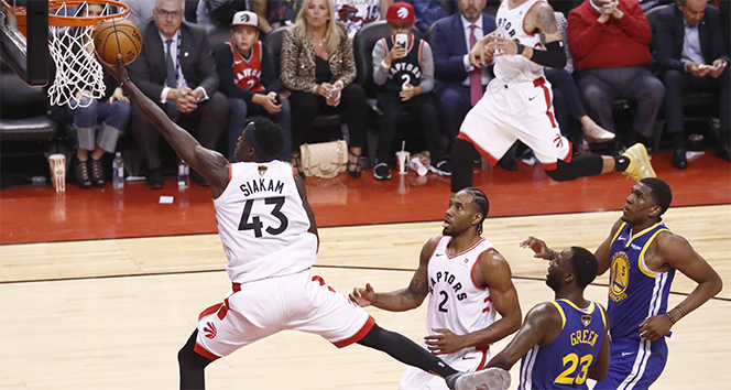 NBA final serisinde Toronto Raptors önde