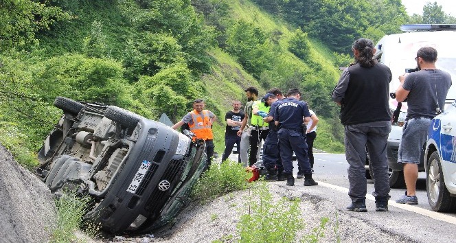 Bolu Dağında kaza: 1 ölü, 3 yaralı