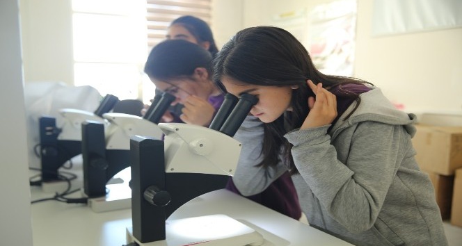 Öğrenciler, entomoloji laboratuvarı ziyaret etti