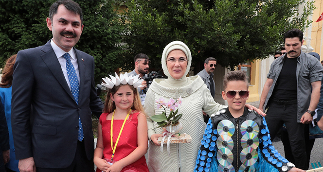 Sıfır Atık Mavi Projesi’nin tanıtımı, Emine Erdoğan’ın katılımıyla gerçekleştirildi