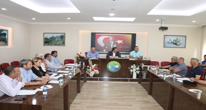 Akseki Belediye Meclisi Haziran ayı toplantısını gerçekleştirdi