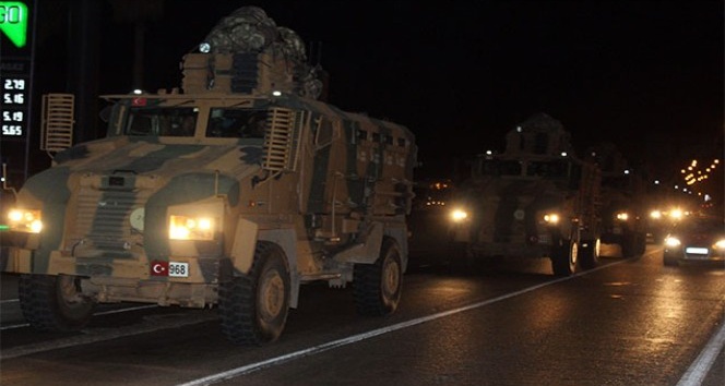 Gece yarısı Suriye sınırına asker takviyesi