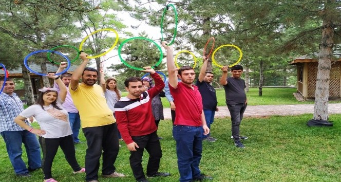 Engelliler güne spor yaparak başlıyor