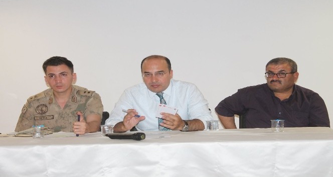 Elbeyli ilçesinde güvenlik toplantısı