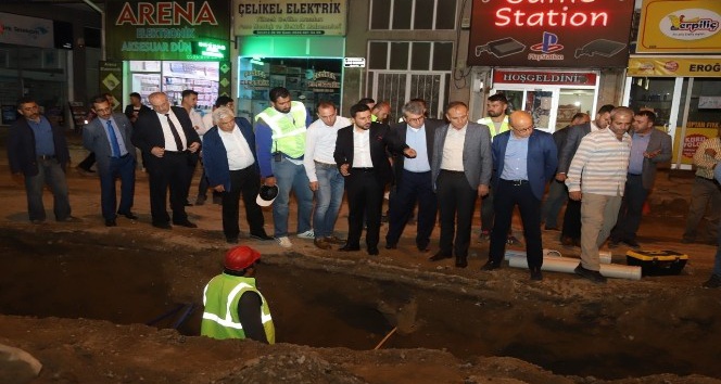Başkan Arı, Lale Caddesinde incelemelerde bulundu