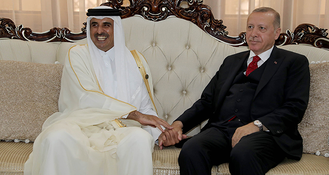 Cumhurbaşkanı Erdoğan, Katar Emiri ile görüştü !