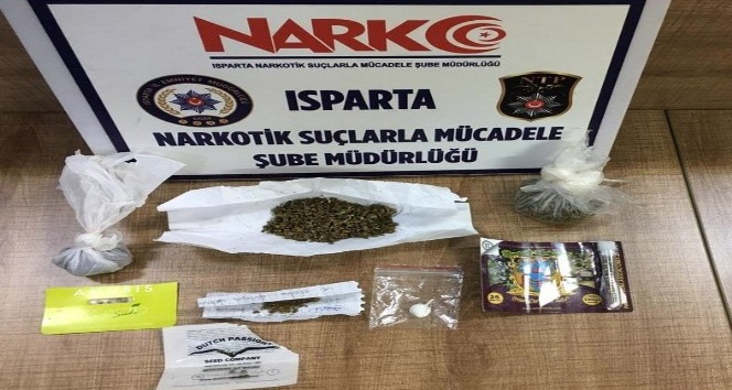 Isparta’da uyuşturucu operasyonu: 2 gözaltı