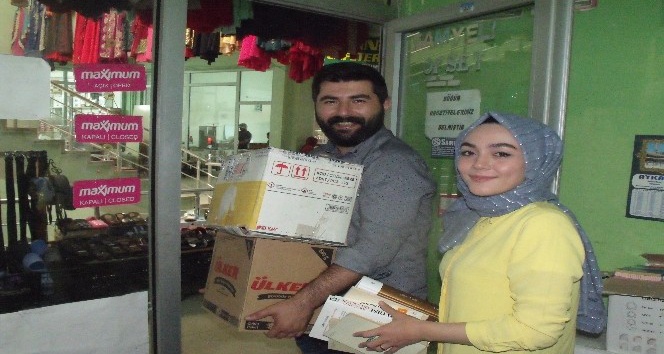 Gazetecinin kitap kampanyasına Denizli’den büyük destek