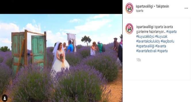 Türkiye’nin çiçek bahçesi Isparta için sosyal medyada lavanta daveti