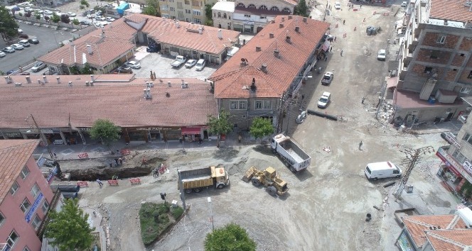 Nevşehir Belediyesi’nin altyapı atağı sürüyor