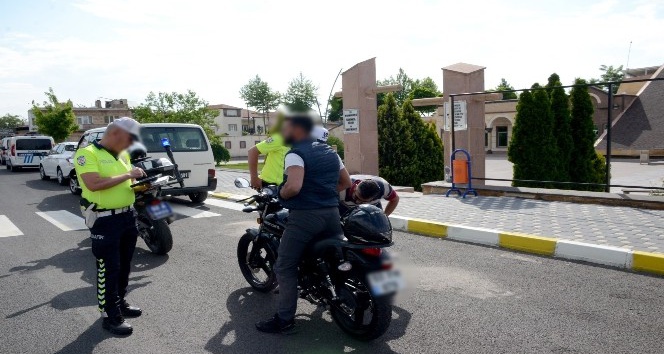 Nevşehir’de 19 motosiklet trafikten men edildi