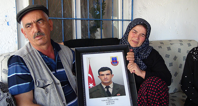 Şehit edilen Uzman Çavuş Yunus Emrah Ateş'in kanı yerde kalmadı