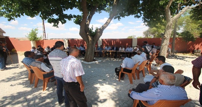 Kaymakam Şener vatandaşlarla bir araya geldi