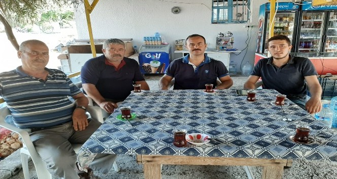 Kaymakam Taşdan’dan terör gazisi Eldeniz’e ziyaret