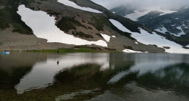 2400 rakımda deniz bisikleti ve zipline keyfi