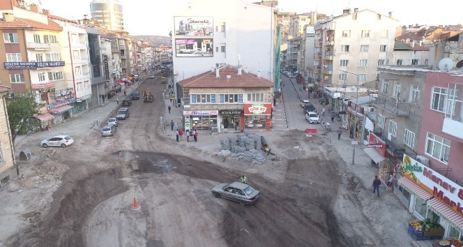 Lale Caddesindeki altyapı çalışmaları tamamlandı