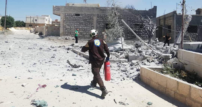 Suriye’de yol kenarına düşen bomba patladı