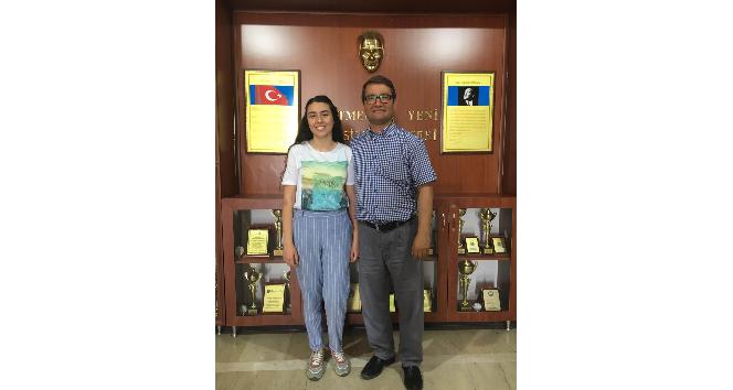 Sani Konukoğlu Ortaokulu öğrencisi Türkiye birincisi oldu
