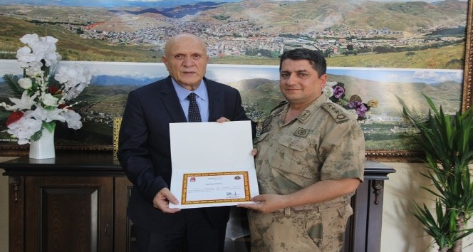 İl Jandarma Komutanı Bilgiç’ten Başkan Pekmezci’ye şükran ziyareti