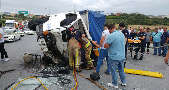 Hadımköy’deki trafik kazasında 1 kişi hayatını kaybetti