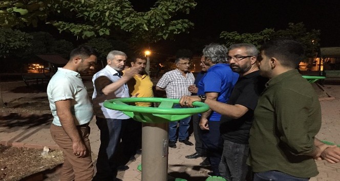 Başkan Yardımcısı Tohumcu parkları denetledi