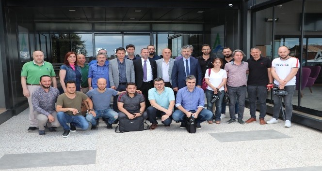 TFF’nin Trabzonlu yöneticileri basın mensuplarıyla bir araya geldi