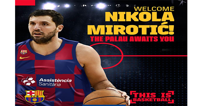 Nikola Mirotic resmen Barcelona&#039;da