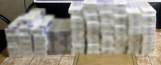 Midyat’ta bin 490 paket kaçak sigara ele geçirildi