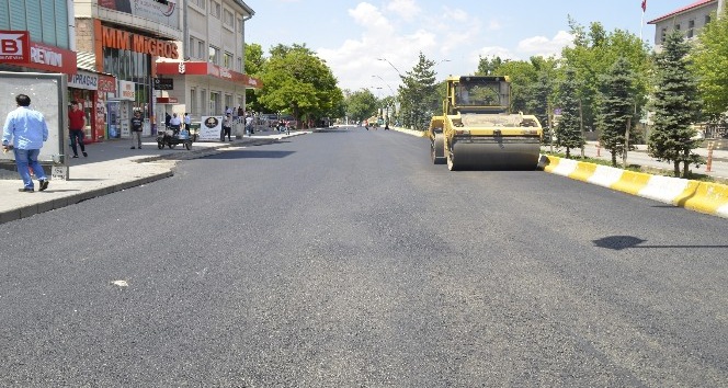Ağrı Belediyesi asfalt çalışmalarına başladı