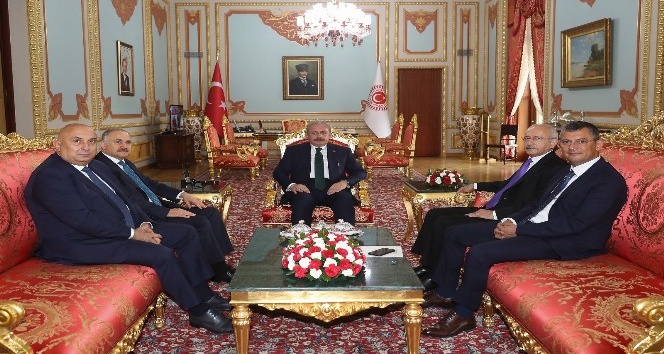 TBMM Başkanı Şentop, CHP Genel Başkanı Kılıçdaroğlu’nu kabul etti