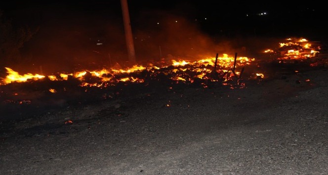 Erzincan’da Organize Sanayi Bölgesinde yangın
