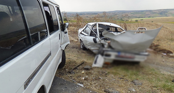 Silivri köy yolunda kaza: 2 yaralı