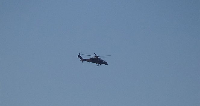 Yüksekova’dan Irak sınırına taarruz helikopterleri