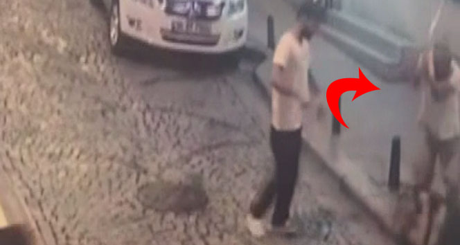 İstanbul’un göbeğinde şehir magandalarının estirdiği terör kamerada