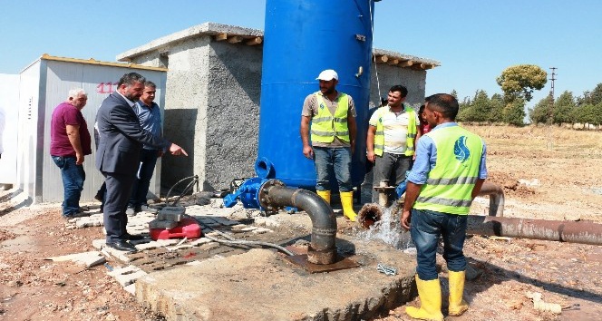ŞUSKİ Akçakale’deki içme suyu sorununu kalıcı olarak çözüyor